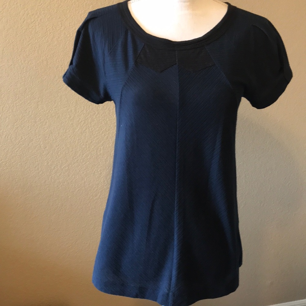 Marc by Marc Jacobs dk blue with black trim shirt